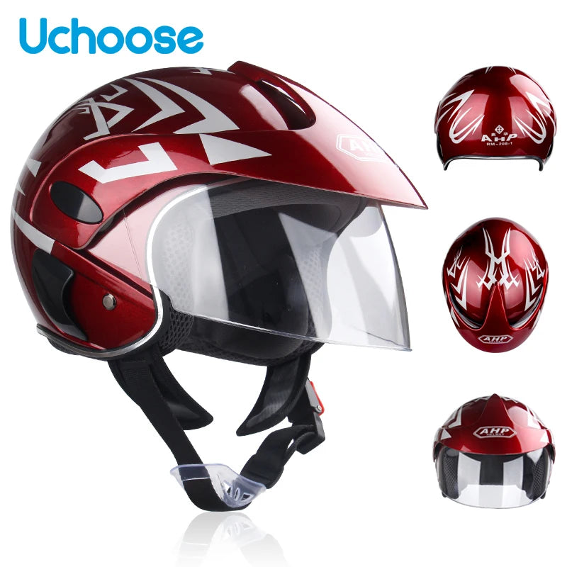 Child Motorcycle Helmet (3-9 Years) – ABS Unisex Safety Motocross & ATV Cross Helmet for Bicycle & Downhill Riding