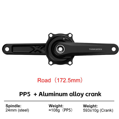 THINKRIDER PP5 Bike Power Meter - 4-Bolt 110BCD Cadence Crankset for Shimano