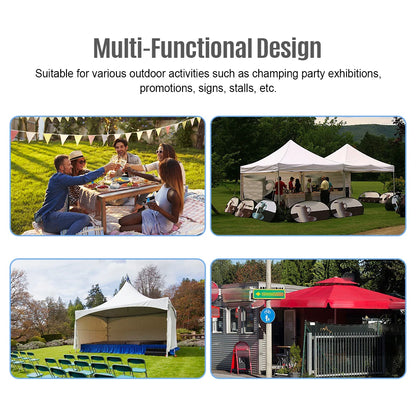 Outdoor Tent Sidewall with Window – Waterproof, Wear-Resistant, UV-Resistant Curtain for Camping Tents
