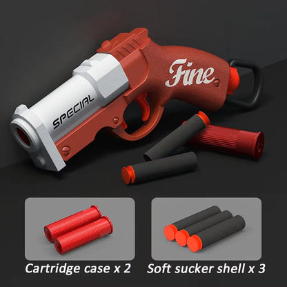 Mini S686 Soft Bullet Launcher Toy Gun – Airsoft Foam Bullet Blaster for Kids, Outdoor Pistol Weapon