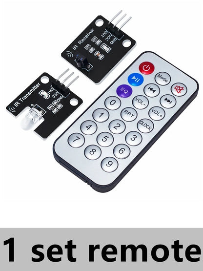 BS 1Set IR Infrared Transmitter & Receiver Module – 38kHz Digital Sensor with Remote Control for Arduino