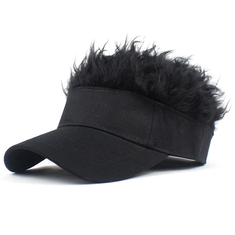 Spiked Wig Hat - Unisex Funny Hair Baseball Cap for Outdoor Sun Protection, Hip-Hop & Dance
