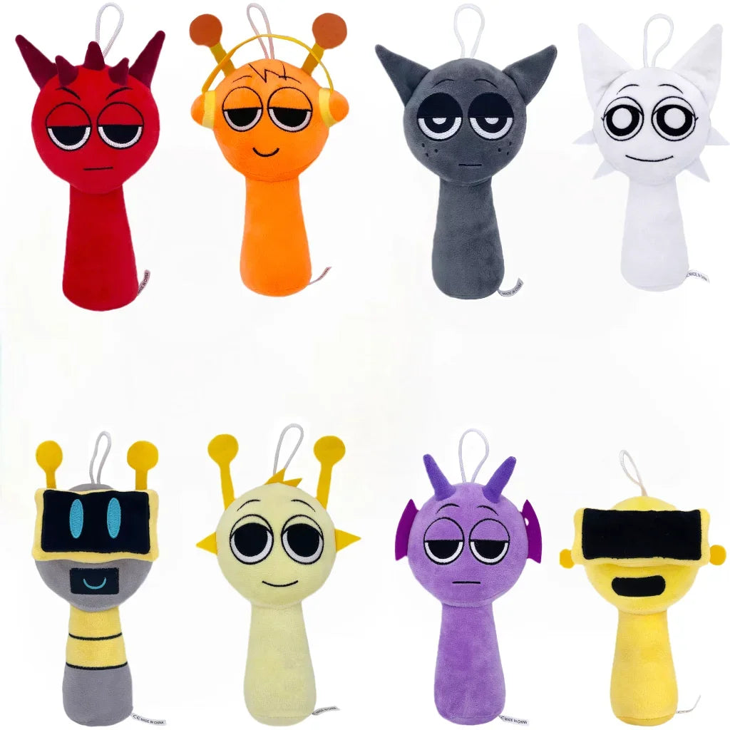 20cm Sprunki Plush Toys – Sprunki Game Pillow Doll, Soft Stuffed Toy for Kids’ Birthday & Christmas Gift
