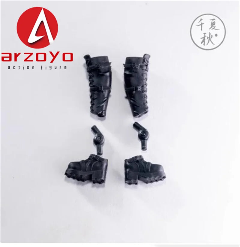 C-010 1/12 Scale Female Outfit – T-Shirt & Denim Shorts for 6’’ Romankey Soldier Action Figures