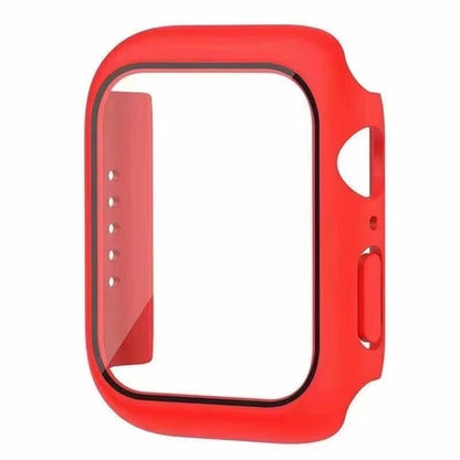 Apple Watch Glass Case Cover - Full Screen Protector for Series 9, 8, 7, 6, SE & iWatch 38mm-45mm