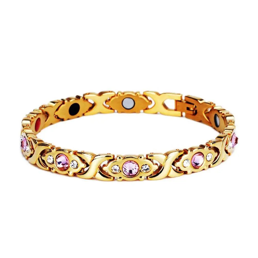 Weight Loss Magnetic Bracelet: Anti-Fatigue Therapy for Arthritis Pain Relief - Energy Jewelry Gift for Men & Women
