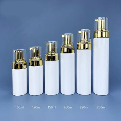 Refillable Plastic Foamer Pump Bottle - Soap & Cleanser Dispenser, 100ml/120ml/150ml Empty Hand Sanitizer Bottle