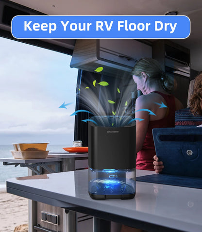 1000ml Portable Dehumidifier – Energy Efficient, Damp, Mold & Moisture Eliminator for Home, Office & RV