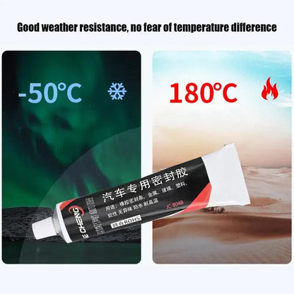 50ML Automotive Waterproof Sealant Glue – High Temperature Car Sunroof & Chassis Repair Adhesive for Sealing Strips & Components