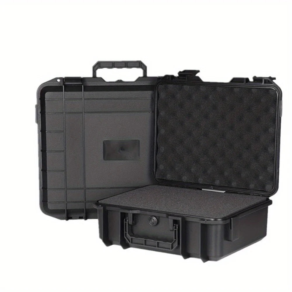 Waterproof Hard Carry Case Toolbox – Pre-Cut Foam Storage Organizer, Impact-Resistant Safety Protector for Hardware