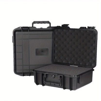 Waterproof Hard Carry Case Toolbox – Pre-Cut Foam Storage Organizer, Impact-Resistant Safety Protector for Hardware