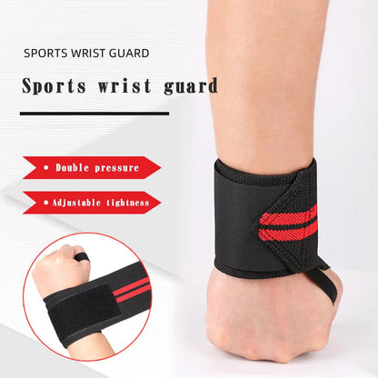 Elastic Wrist Pressure Strap for Weight Lifting - Sports Wrist Bandage Wrap & Guard for Men - Prevent Sprains