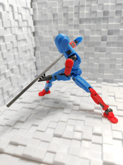 Titan 13 Action Figures – 3D Printed Multi-Jointed Movable Lucky 13 & Nova 13 Collectibles