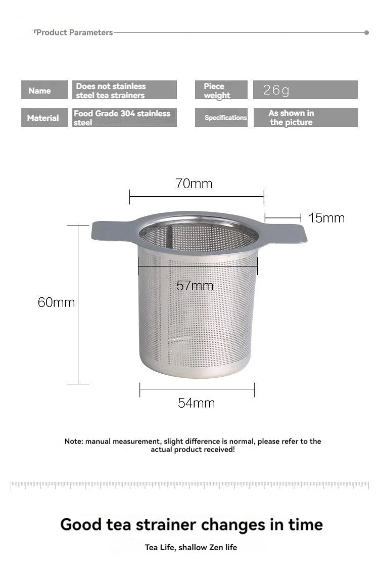 High-Quality Stainless Steel Tea Infuser with Cover – Coffee & Tea Strainer, Mesh Filter Accessory