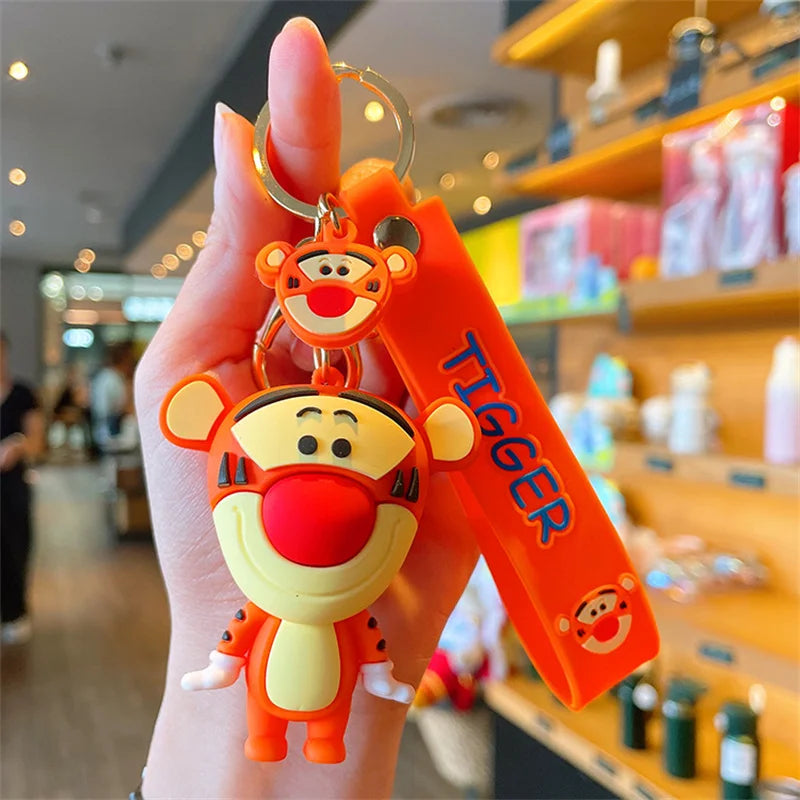 Anime Disney Cartoon Keychain – Gummed Girl, Mermaid & Princess Keyring, Cute Snow White & Alice Toy Gift