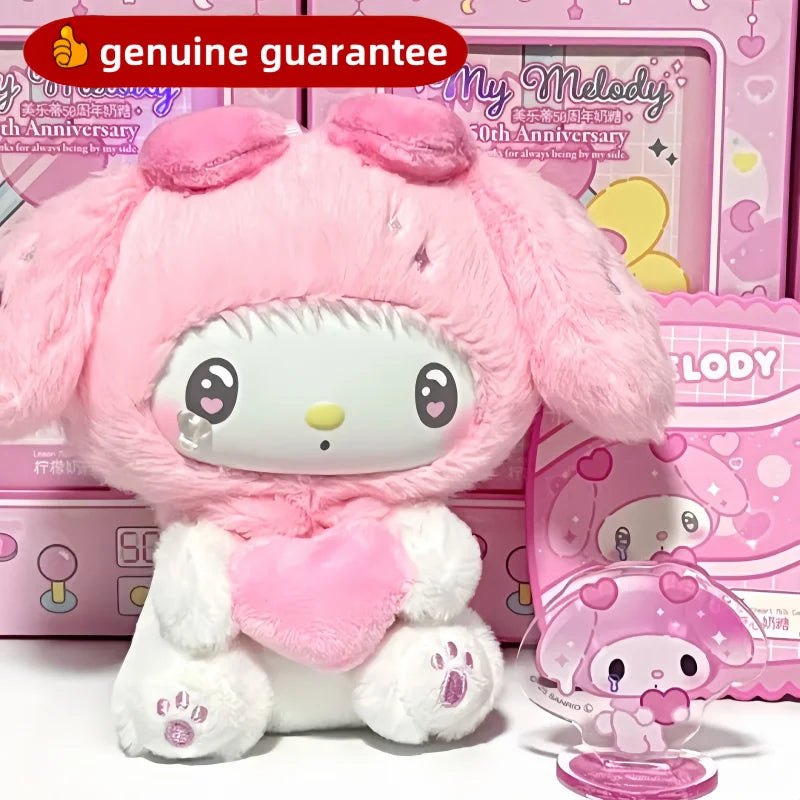 Genuine My Melody 50th Anniversary Vinyl Blind Box – Creamy Candy Series Kawaii Bag Pendant Mystery Gift