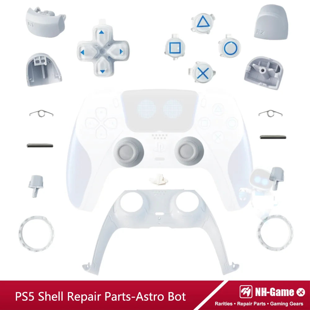 PS5 Limited 30th Anniversary Robot Controller Shell – Trigger Buttons (BDM-010/020/030/040/050) for L1, L2, R1, R2