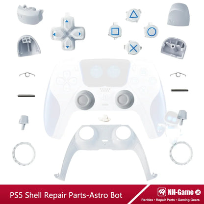 PS5 Limited 30th Anniversary Robot Controller Shell – Trigger Buttons (BDM-010/020/030/040/050) for L1, L2, R1, R2