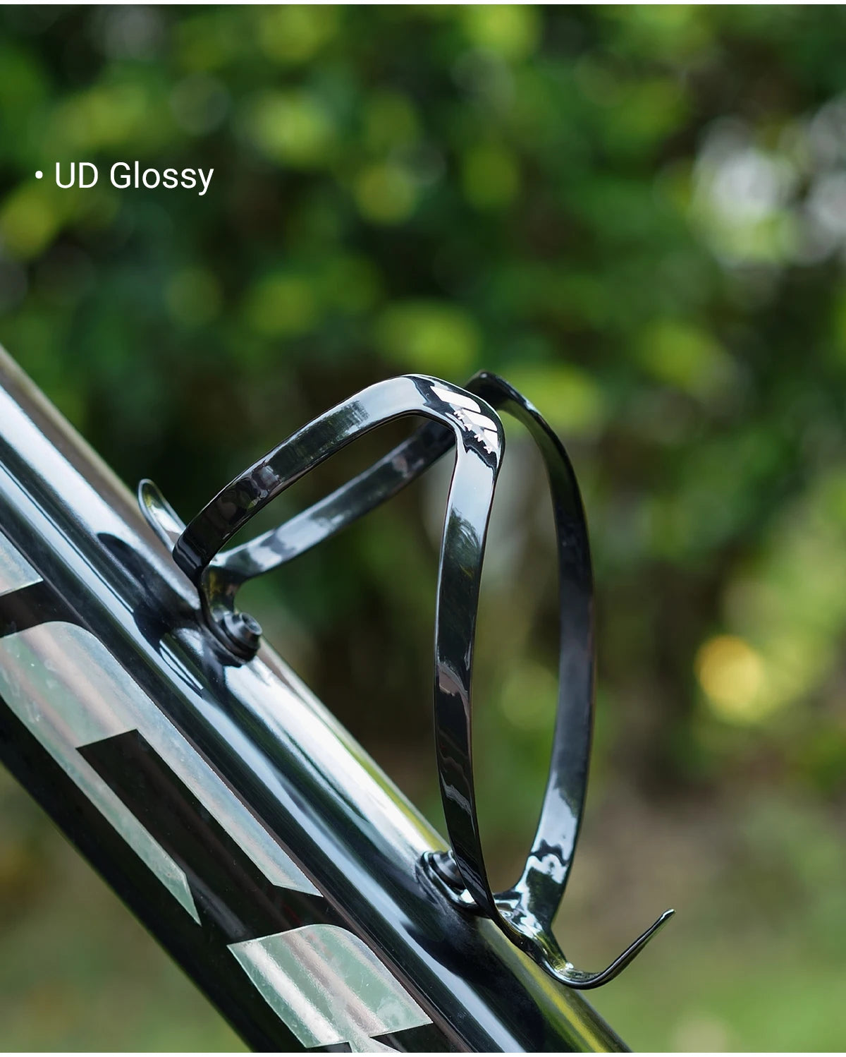 MANA 12g Marble-Pattern Carbon Fiber Bicycle Bottle Cage — Ultra-Light Full Carbon with Aluminum Alloy Screws for Road/MTB/Gravel