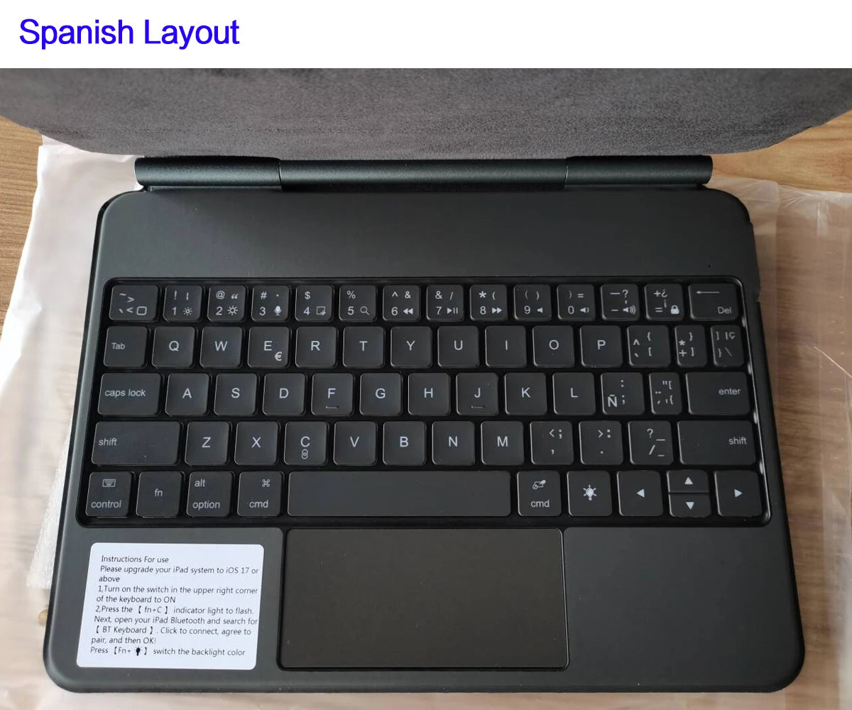 Magic Keyboard for iPad Pro 11/12.9, Air 4/5 & iPad 10th Gen – Smart Magnetic Case & Cover