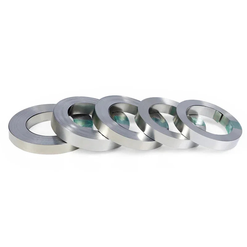 10m Roll 18650 Li-ion Battery Nickel-Plated Strip – 0.1-0.2mm Spot Welder Connector Steel Belt