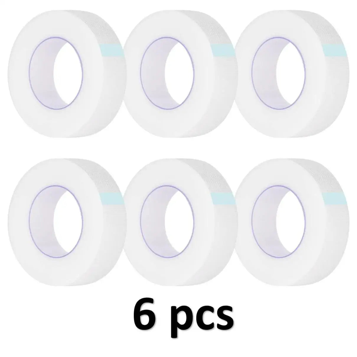 3/6 Rolls Eyelash Insulating Tape – Lint-Free, Breathable Non-Woven Under Eye Pads for Extensions