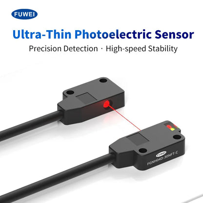 FUWEIFGNH04D-50PFT-C Photoelectric Sensor - High-Speed Precision Micro Sensing Detector with Ultra-Thin Square Design