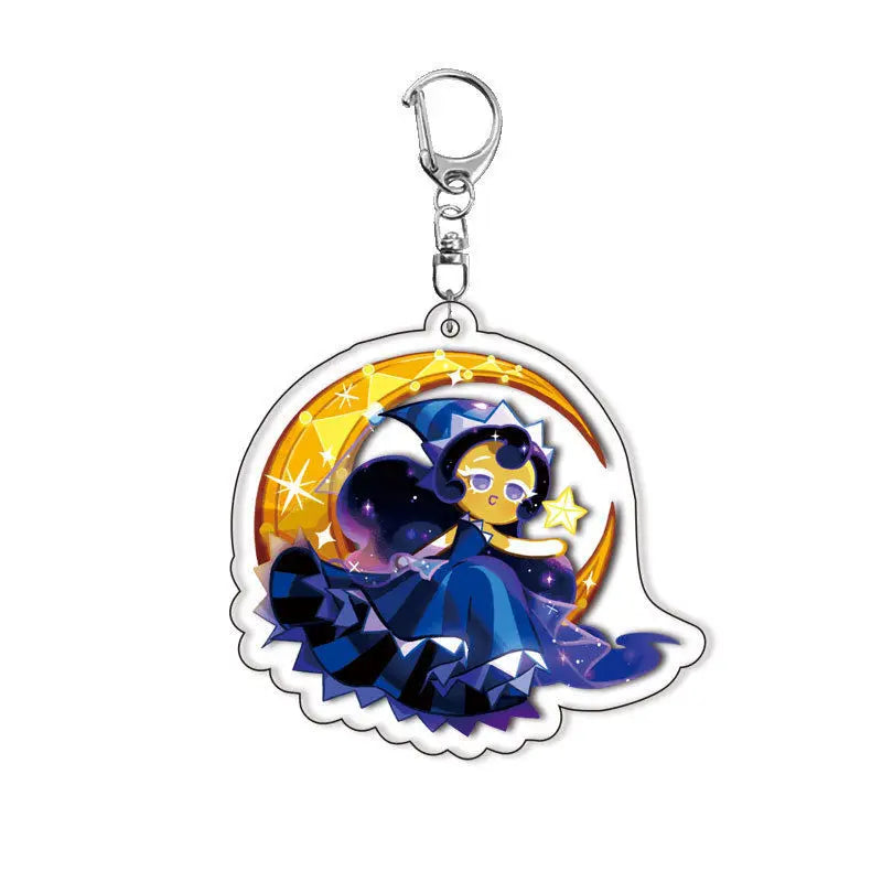 Cookie Run Kingdom Acrylic Keychain – Q Version Cartoon Bag Charm Fan Gift Jewelry