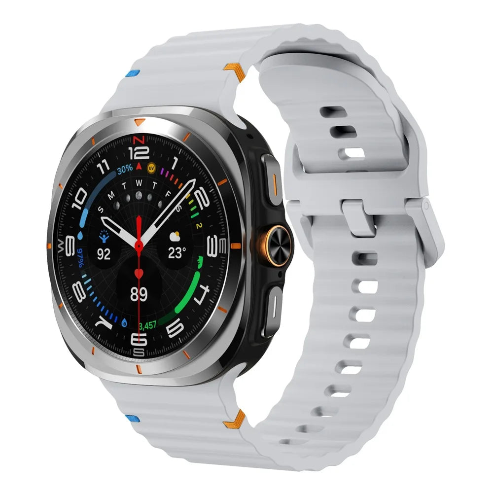Silicone Sport Band for Samsung Galaxy Watch Ultra 47mm — Original Wrist Strap Accessory Correa