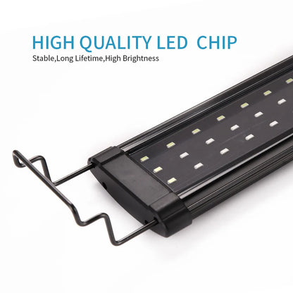 Aluminum Alloy Aquarium Lamp - Clip-On Fish Tank Light for Plant Growth & Bracket Mount