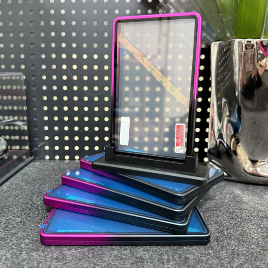 Aluminum Alloy Trading Card Holder - Gradient Metal Case for 35PT PSA & CGC Graded Card Protection