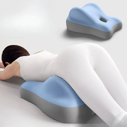 Multi-Functional Ergonomic Bed Pillow - Memory Foam Waist, Tummy & Wedge Support Cushion