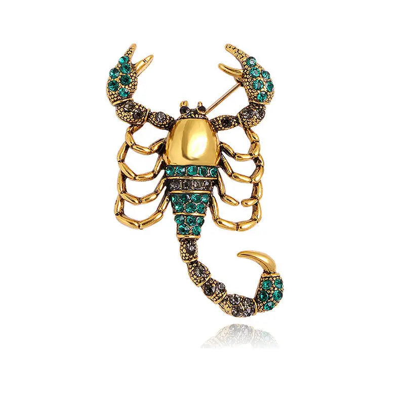 Sapphire Blue Crystal Peacock Brooch - Elegant Rhinestone Animal Pin for Fashion Accessories and Gifts