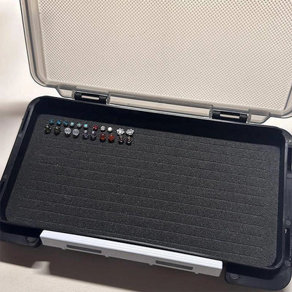 Large Capacity Jewelry Storage Box - Portable Earring & Accessories Organizer