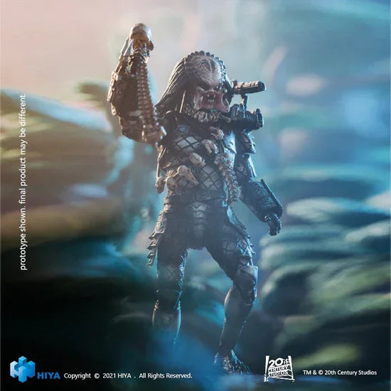 1/18 HIYA Mini Action Figure – Exquisite PREDATOR Open Mouth Jungle Anime Collectible Model Toy