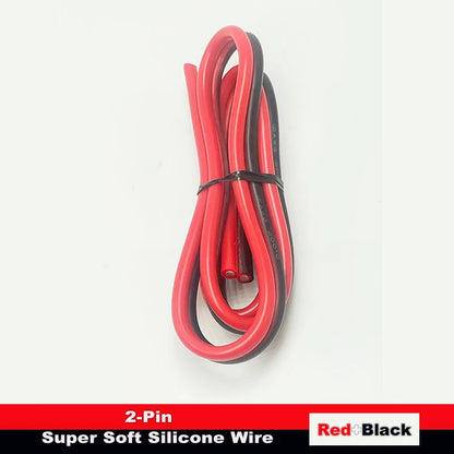 Flexible Silicone Tinned Copper Wire (8–28 AWG) – High-Strand RC & Drone Electrical Cable
