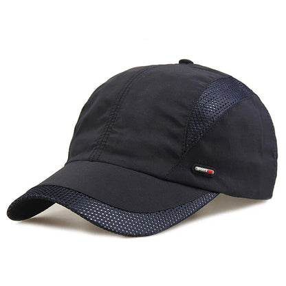 2024 Summer Sports Cap – Men’s and Women’s Quick-Dry Baseball Snapback, Running, Golf, Kpop Solid Mesh Hat