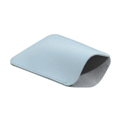 Wireless Mouse Storage Bag - PU Leather Anti-Scratch Protective Sleeve & Small Item Organizer Pouch