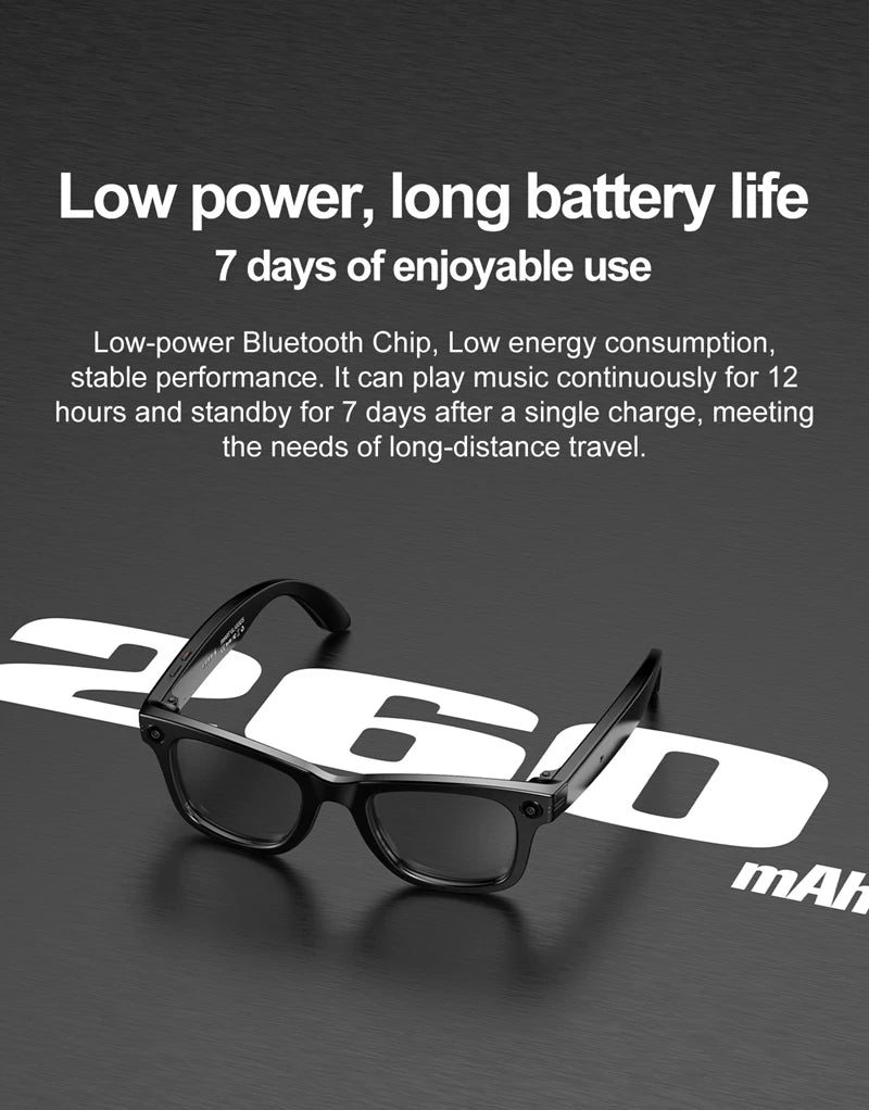 Xiaomi W600 Smart Glasses — AI Intelligent Sunglasses with Camera, Video Recording, Bluetooth Music & Calls, IP65 Waterproof