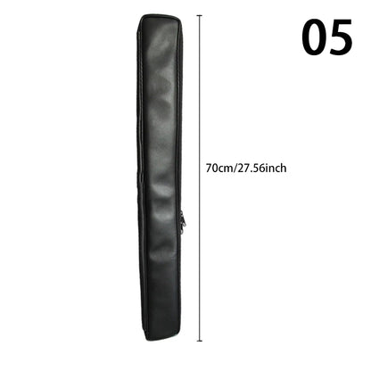 Waterproof Leather Instrument Bag - Thickened Vertical Storage Case for Flute, Piccolo, Saxophone & Wind Instruments