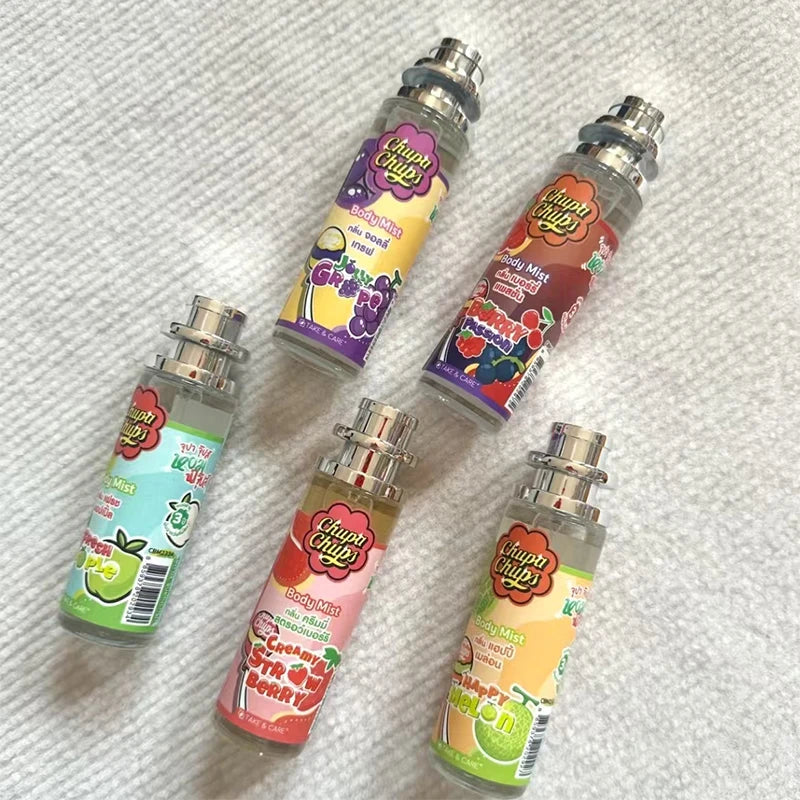 Fresh Fruit Fragrance Perfume Spray – Thai Strawberry, Cantaloupe & Grape Long-Lasting Summer Deodorant (30ml)