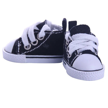 5CM Doll Snow Boots – Pop Plush Canvas Shoes for 14.5" Dolls, 32-36CM Paola Reina & 20CM Cotton Dolls Accessories