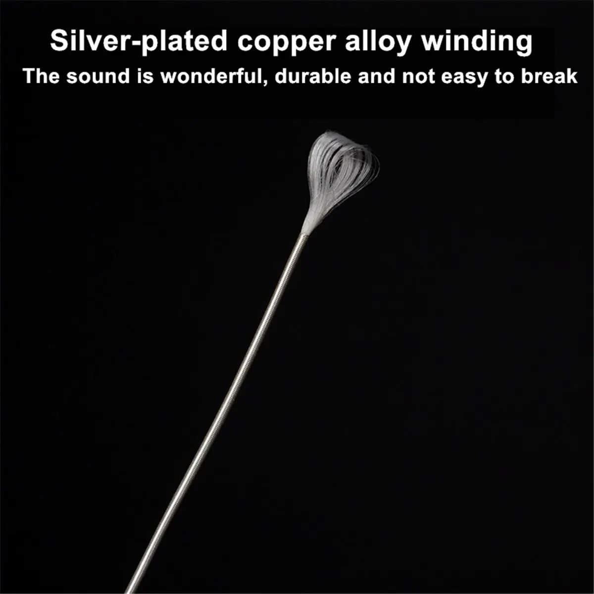 6pcs Classical Guitar Strings Set – Super Light, Clear Nylon with Silver-Plated Copper for Classic Guitar