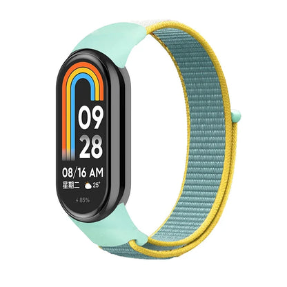 Nylon Sport Loop Strap for Xiaomi Mi Band 9 8 NFC – Replacement Wristband for Mi Band 7 6 5 4 3