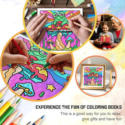 GROOVY Bold Patterns Coloring Book – Cute Adult Drawing Book for Parties & Birthdays
