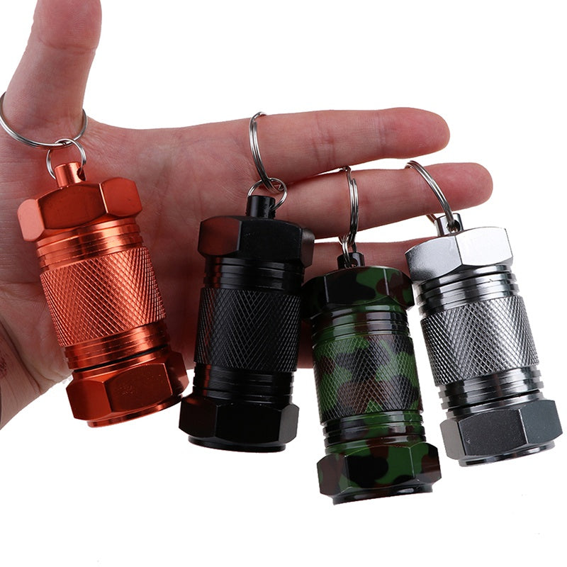 Waterproof Aluminum Pill Case – Capsule Container for Medicine & Outdoor Emergency Storage