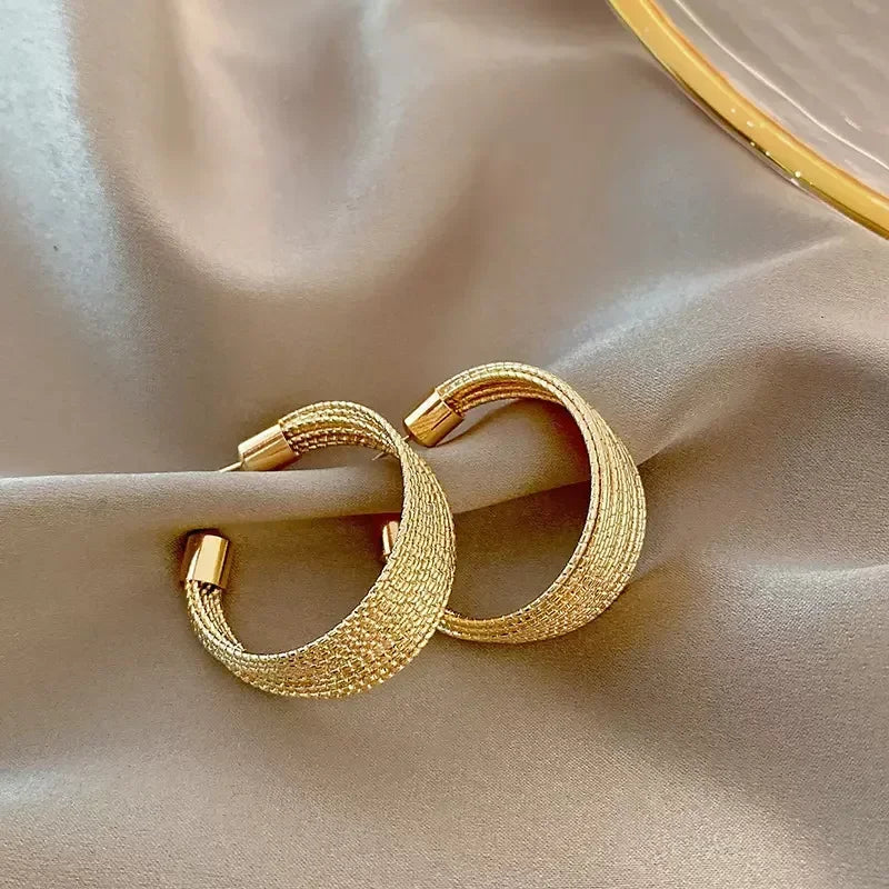 Retro Multilayer Stud Earrings for Women - Elegant Unique Statement Party Jewelry Gift