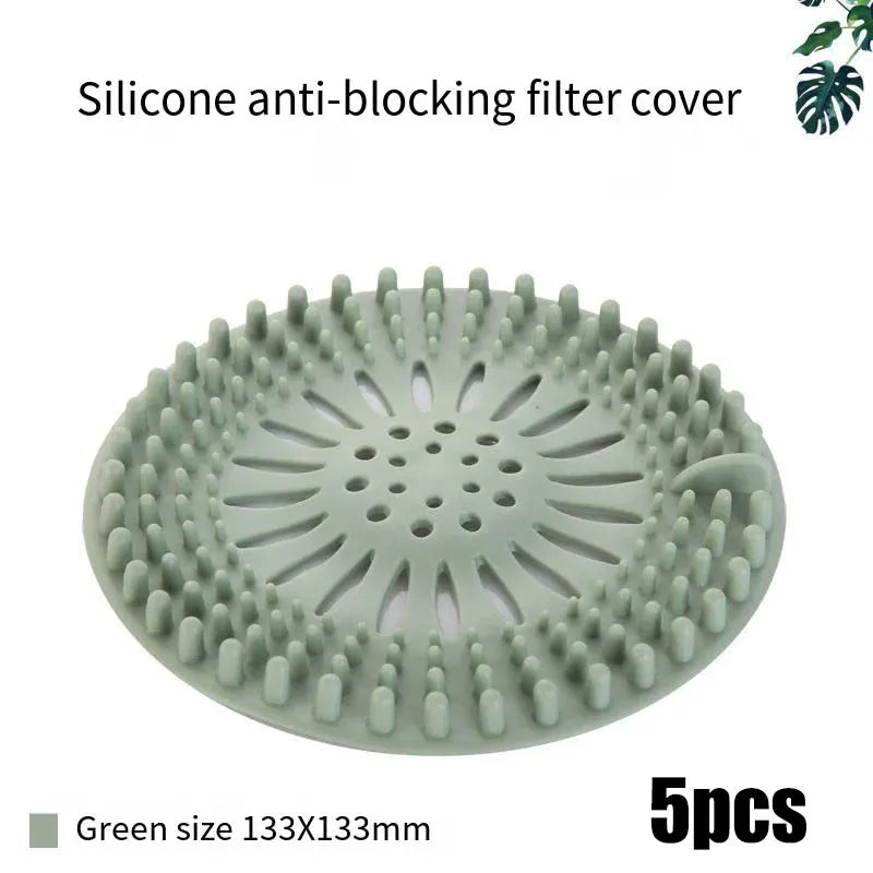 Sewer Hair Floor Drain Filter – Anti-Clogging Bathroom & Kitchen Sink Cover, Magic Hair Catcher Tool