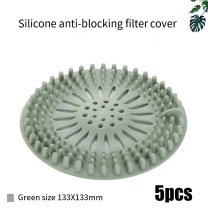 Sewer Hair Floor Drain Filter – Anti-Clogging Bathroom & Kitchen Sink Cover, Magic Hair Catcher Tool