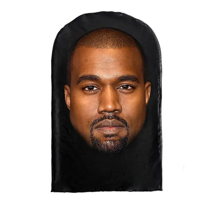 3D Printed Realistic Face Mask - Stretch Mesh Full Head Cosplay Balaclava for Role Play & Hip Hop Costume